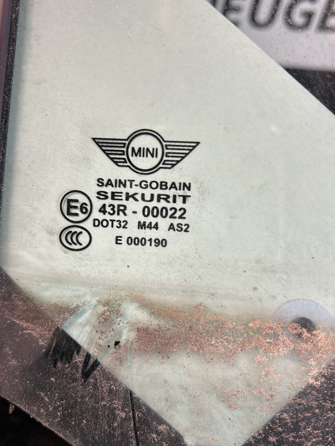 2006 MINI Cooper - Left Rear Door Window