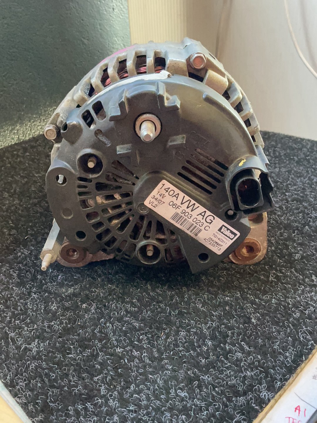 2008 Volkswagen Eos- Alternator