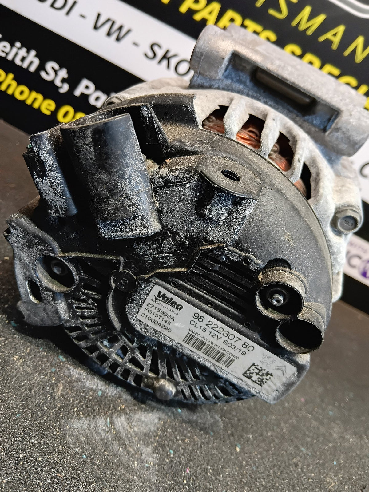 Alternator, 98 222307 80, 2019, Peugeot, 3008, GT-Line