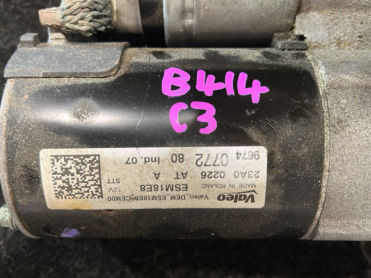 2021 Citroen C3- Starter Motor