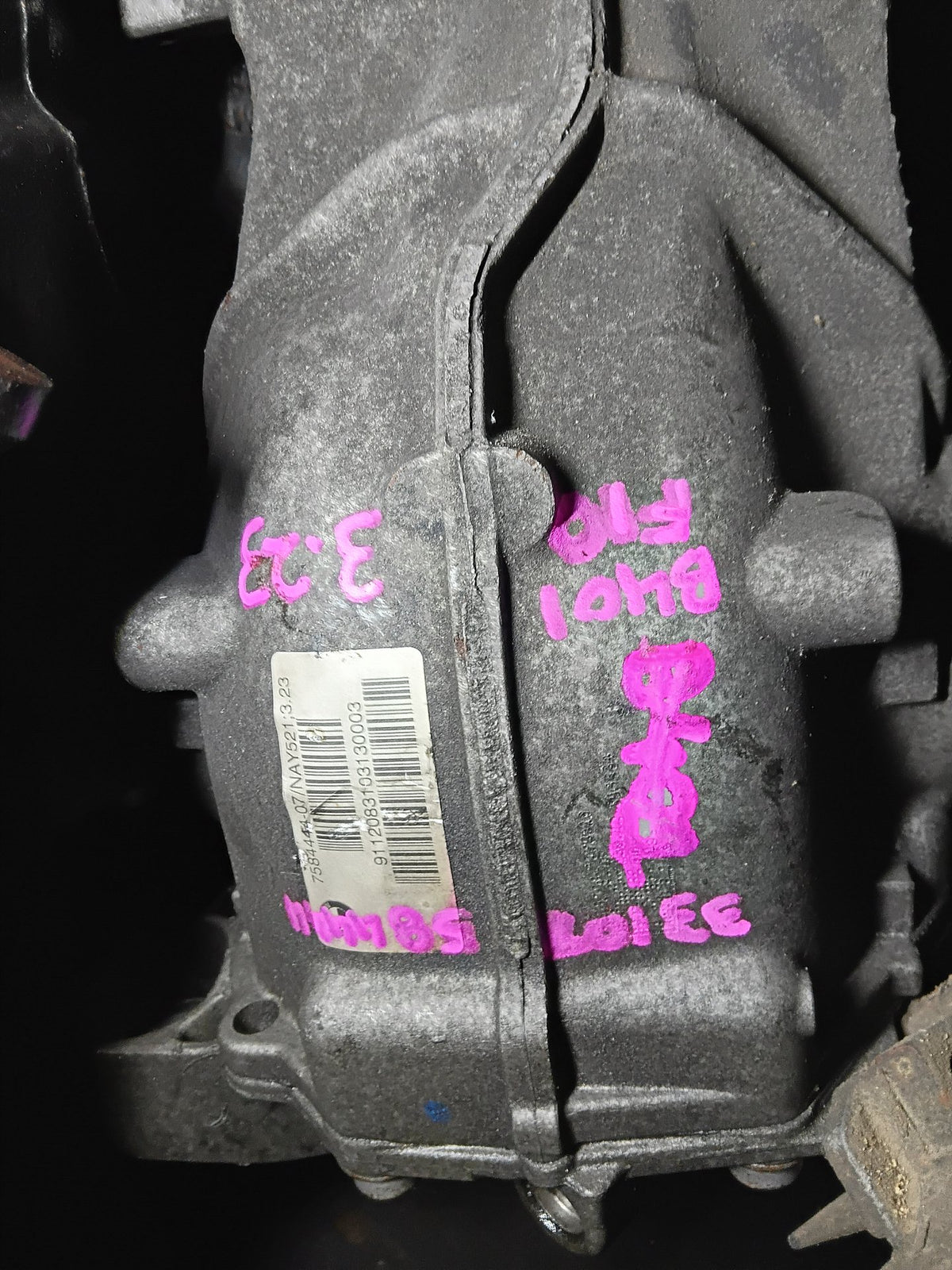 2012 BMW 520i Other- Rear Differential Head