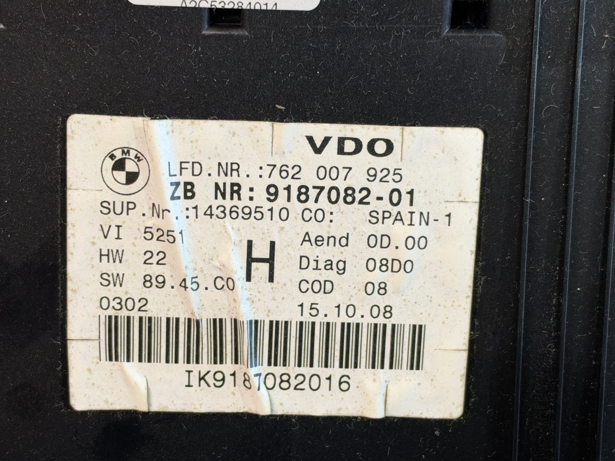 2009 BMW 335i 330i E90 - Instrument Cluster