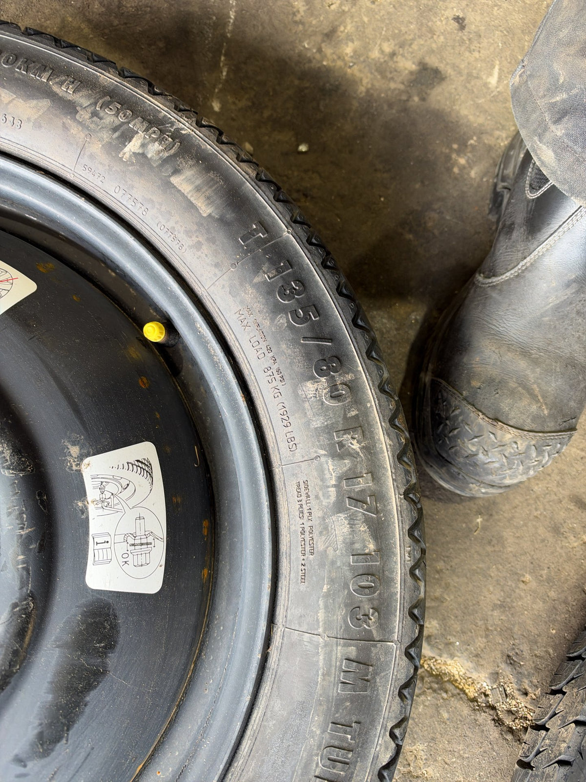 2017 Peugeot 308 308 AHW - Spare Wheel