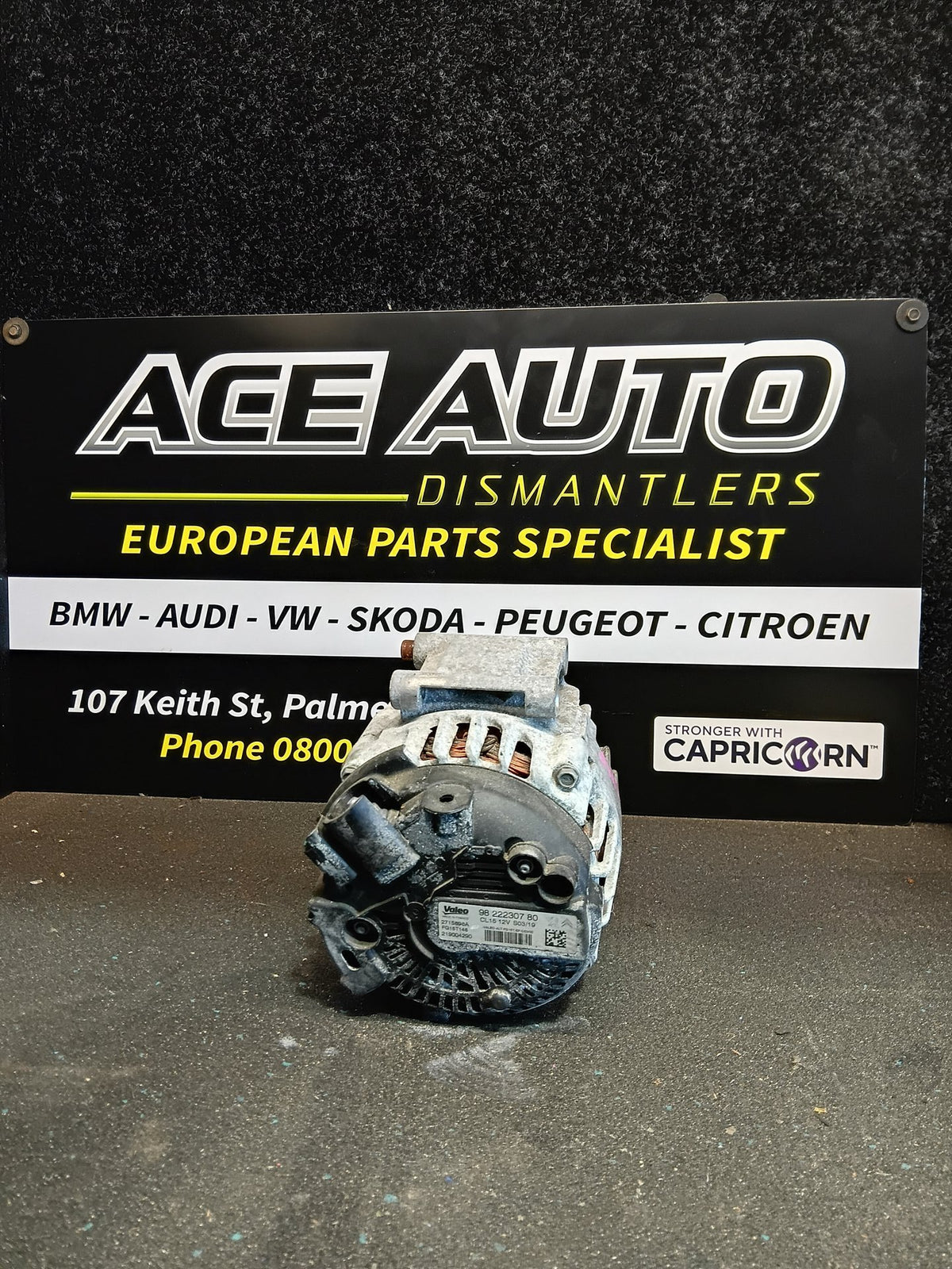 2020 Peugeot 5008 5GY - Alternator PN: 98 222 307 80