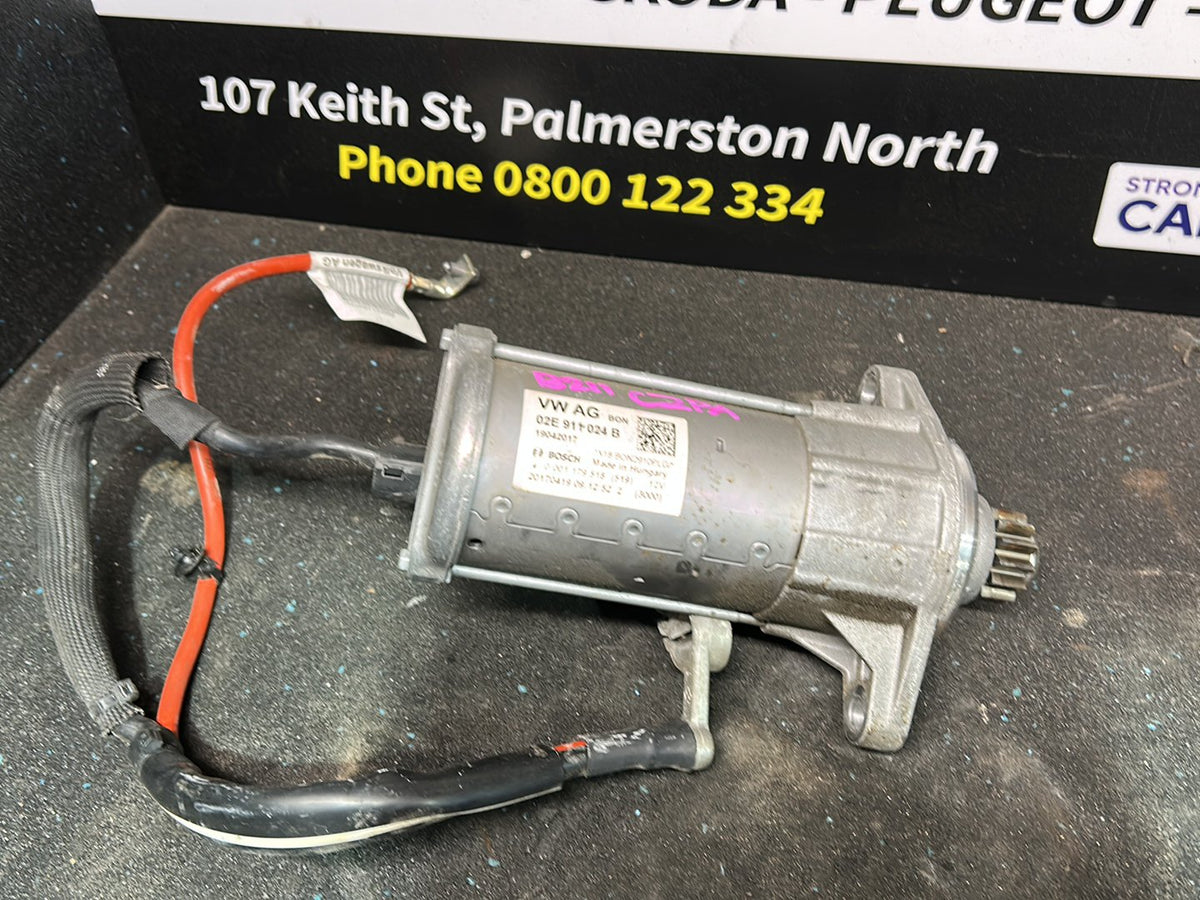Starter Motor, 02E 911 024 B Starter, 2017, Skoda, Kodiaq