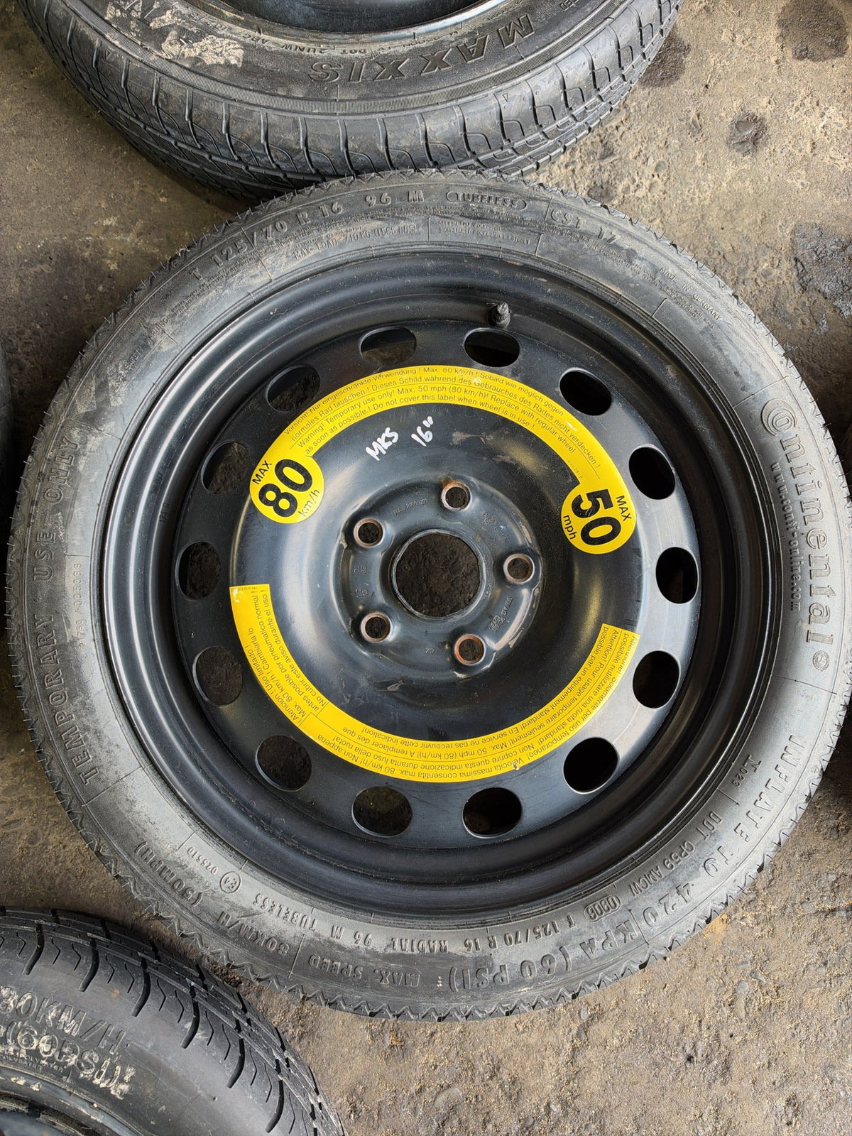 2007 Volkswagen Golf MK5 - Spare Wheel