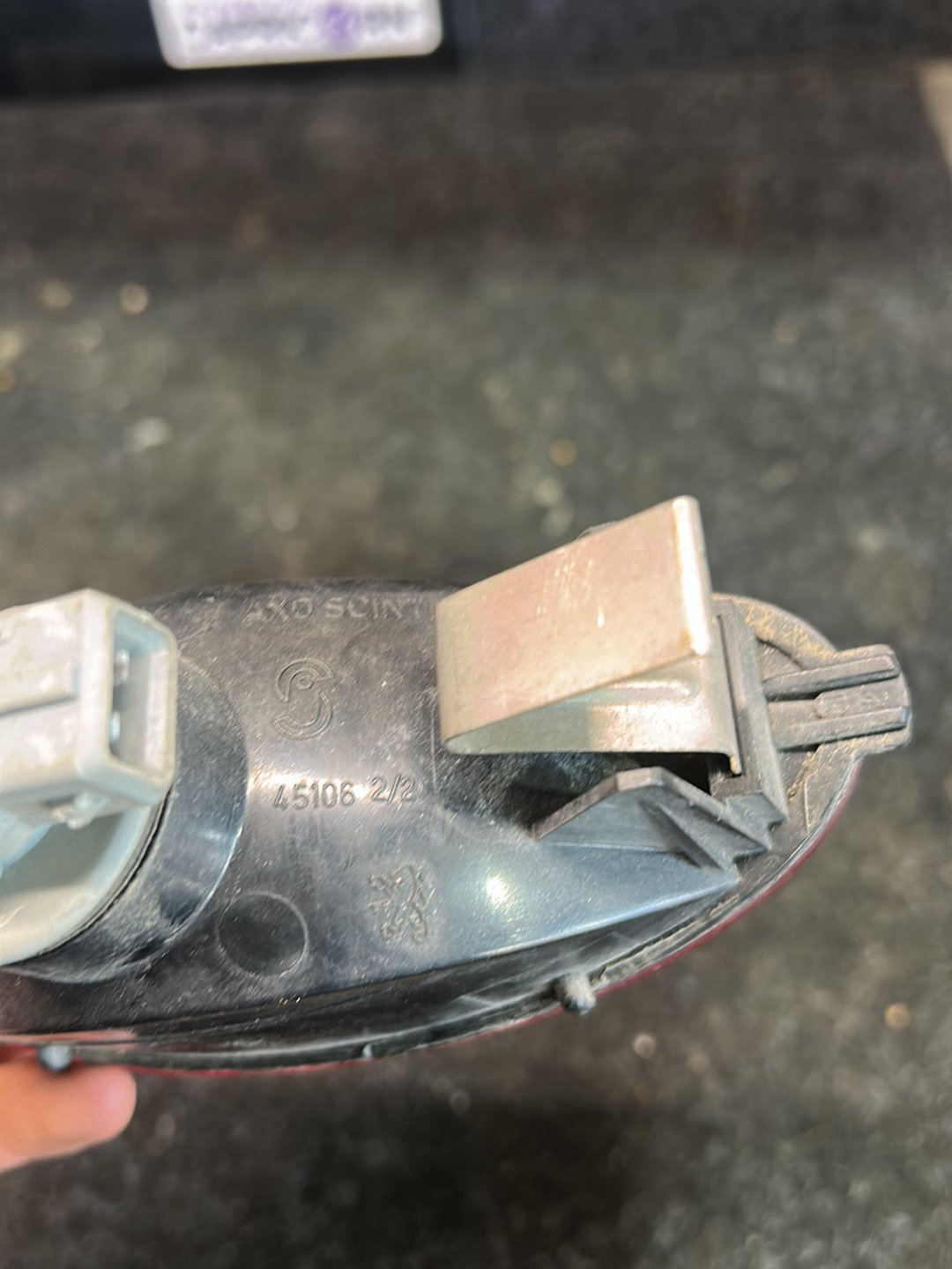 2000 Peugeot Series 206 VF32CKFXP 41086638 - Rear Fog Light PN: 45106
