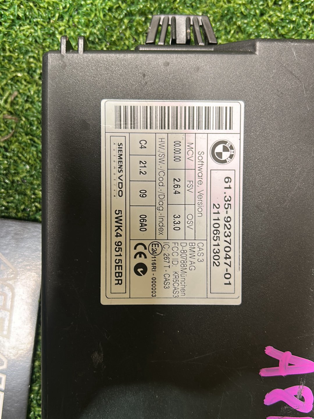 2011 BMW 120i 120i WBAUC12010VN99678 - CAS Module
