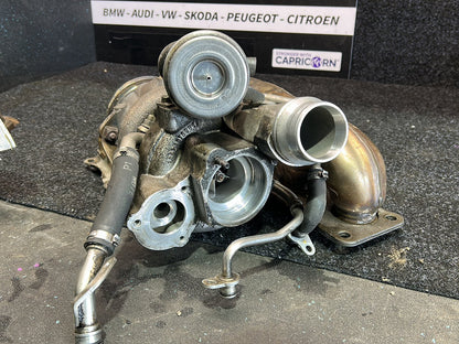 2010 BMW 135i E82 - Turbo Exhaust Manifold PN: 11 65 7 588 995 RP Exhaust turbocharger w/exh.manifold