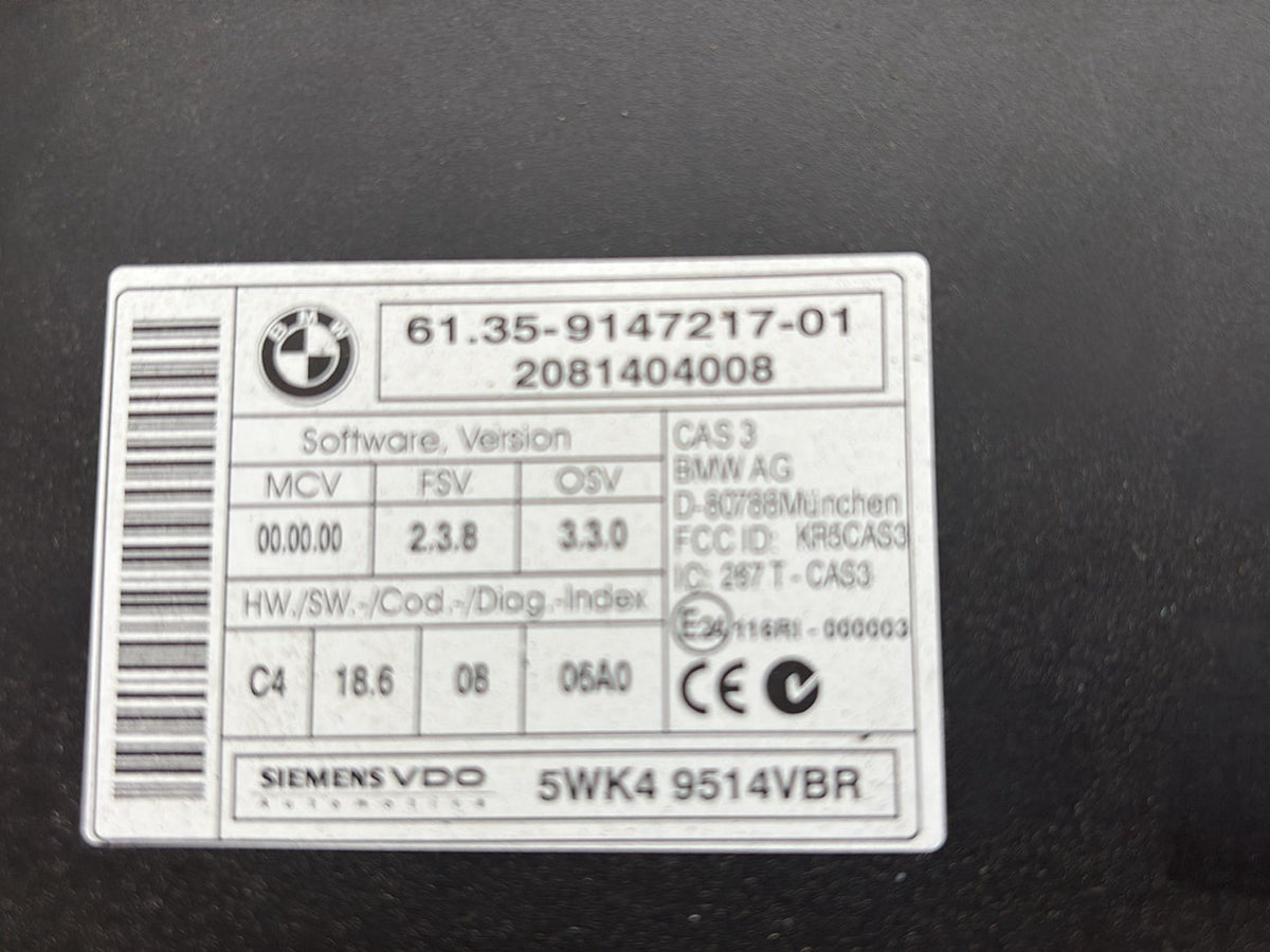 2008 BMW 530i 530 - CAS Module