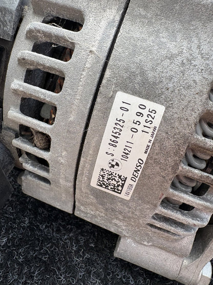2016 BMW 320i - Alternator PN: 12 31 8 645 325 RP Alternator 180A s 864532501