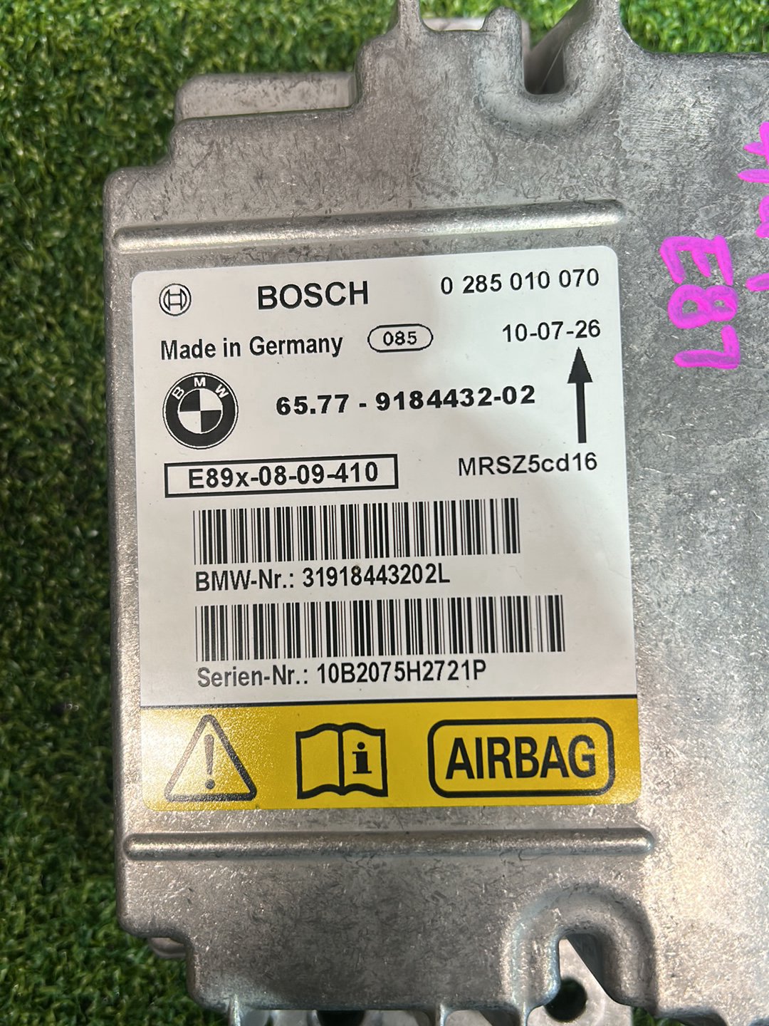 2010 BMW 116i E87 - Airbag Module