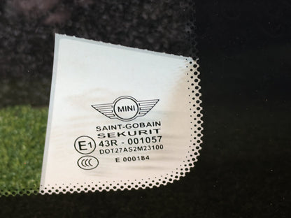 2008 Mini Cooper R56 WMWMF32050TT27374 - Right Rear Cargo Glass
