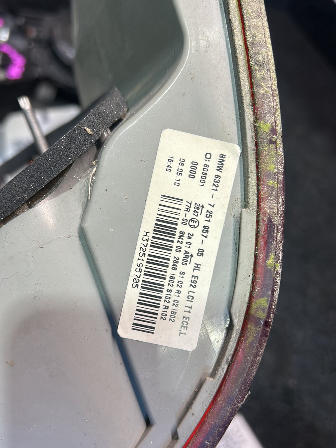 2010 BMW 320i E92 - Left Taillight