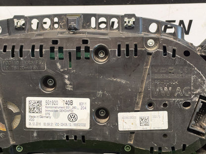 2017 Volkswagen Golf MK7 - Instrument Cluster