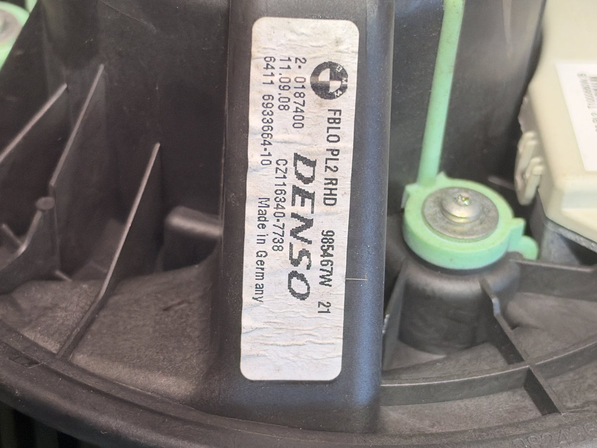 2009 BMW 335i 330i E90 - Blower Motor