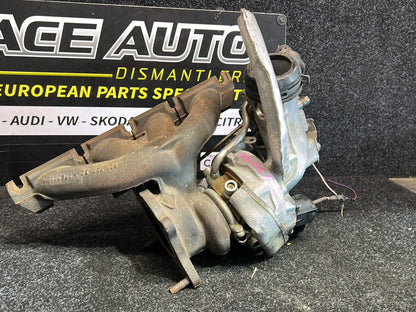 2008 Volkswagen Eos - Turbo Exhaust Manifold PN: 06F 145 701 H Exhaust manifold with turbo- charge