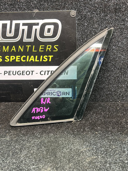 2001 Audi A4 8E WAUZZZ8E92A021487 - Right Rear Quarter Glass PN: 8E5 845 300 F - Side window F - right rear