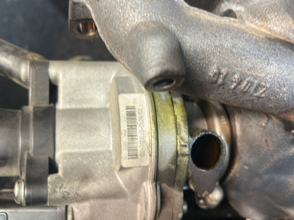 2010 Volkswagen Polo - Turbo Exhaust Manifold PN: 03F 145 701 T Exhaust manifold with turbo- charger