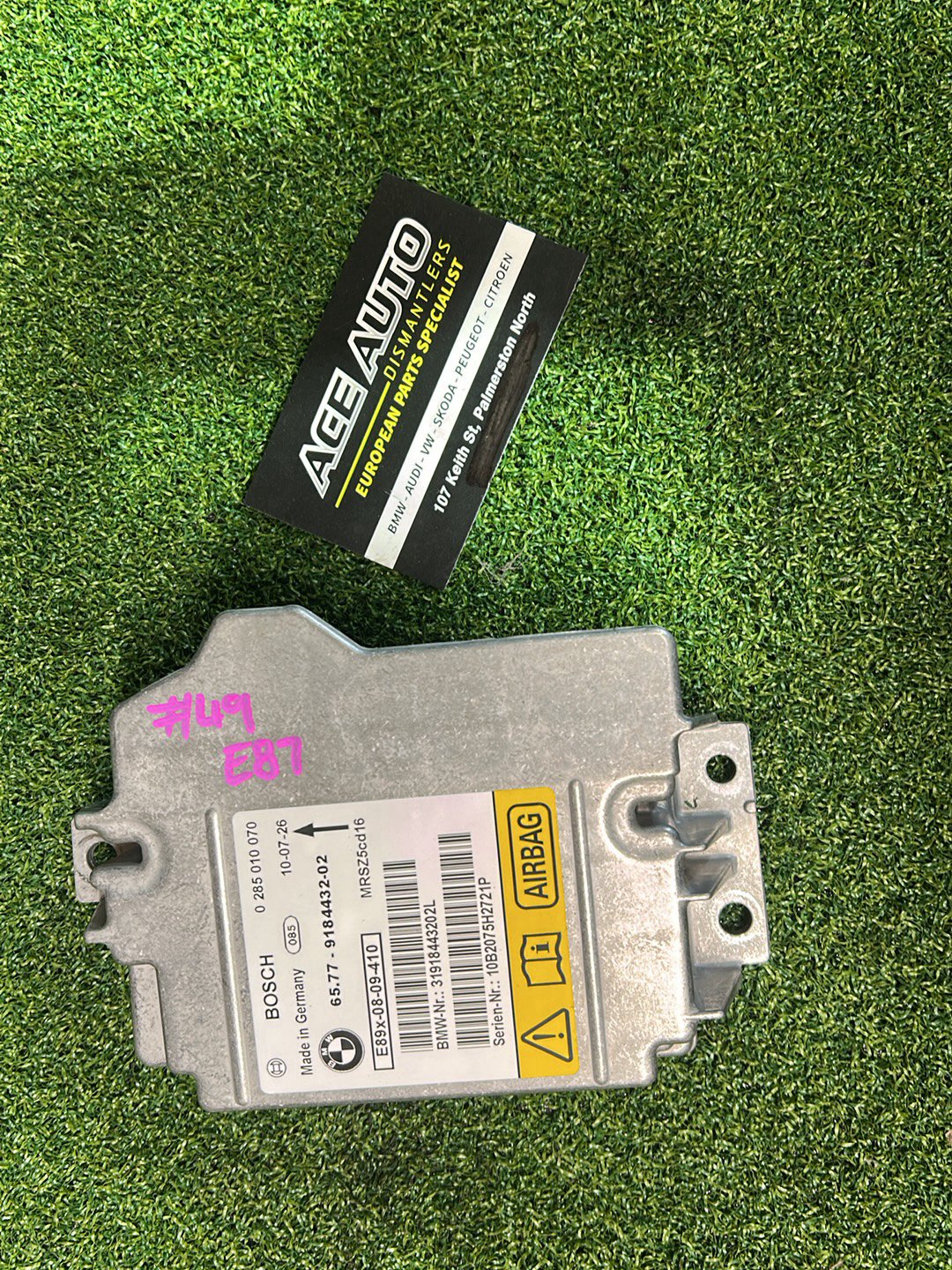 2010 BMW 116i E87 - Airbag Module