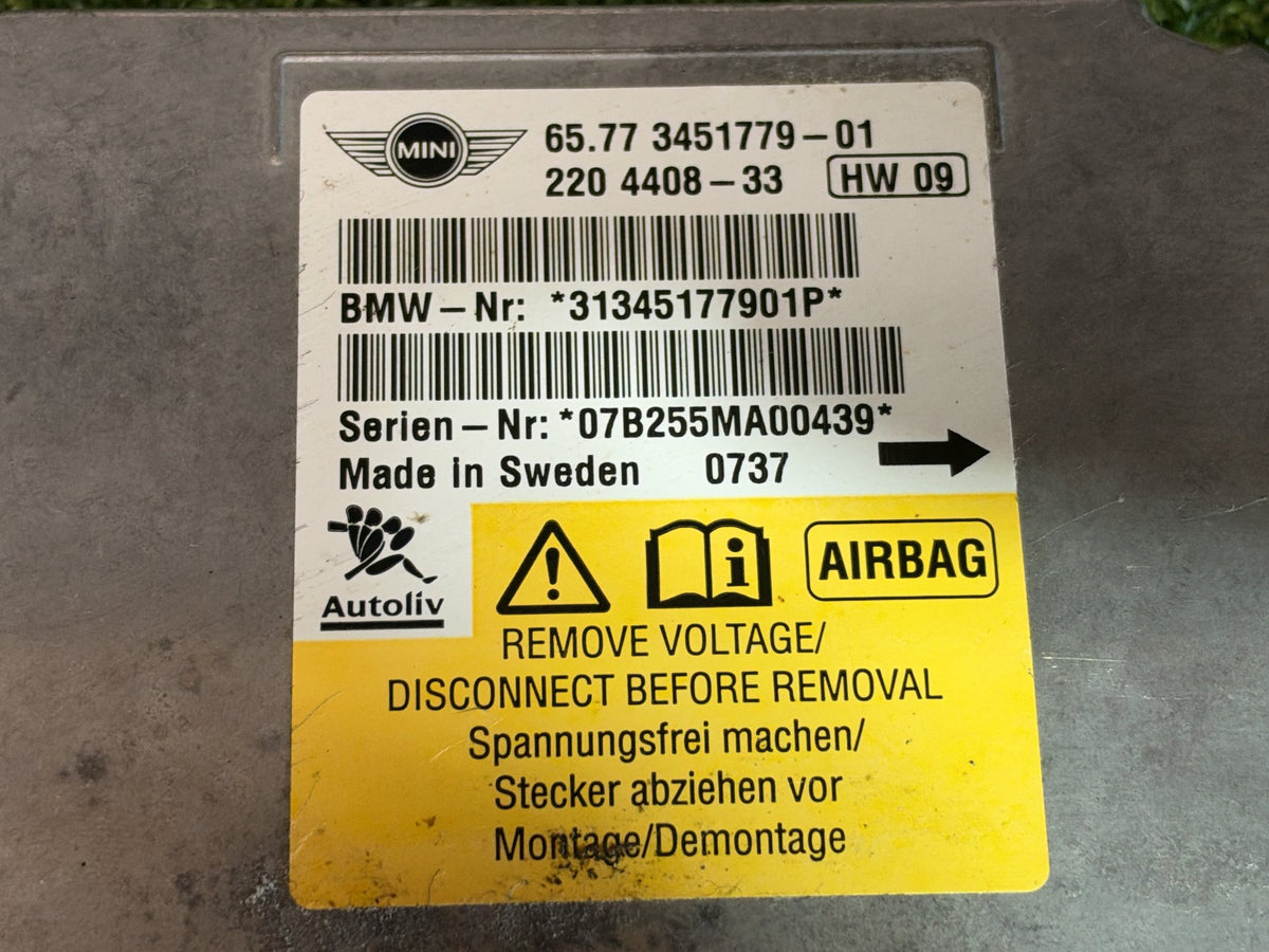 2008 Mini Cooper R56 WMWMF32050TT27374 - Airbag Control Unit