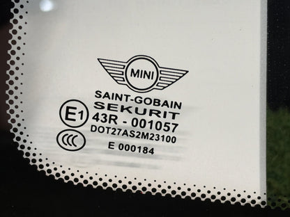 2008 Mini Cooper R56 WMWMF32050TT27374 - Left Rear Cargo Glass
