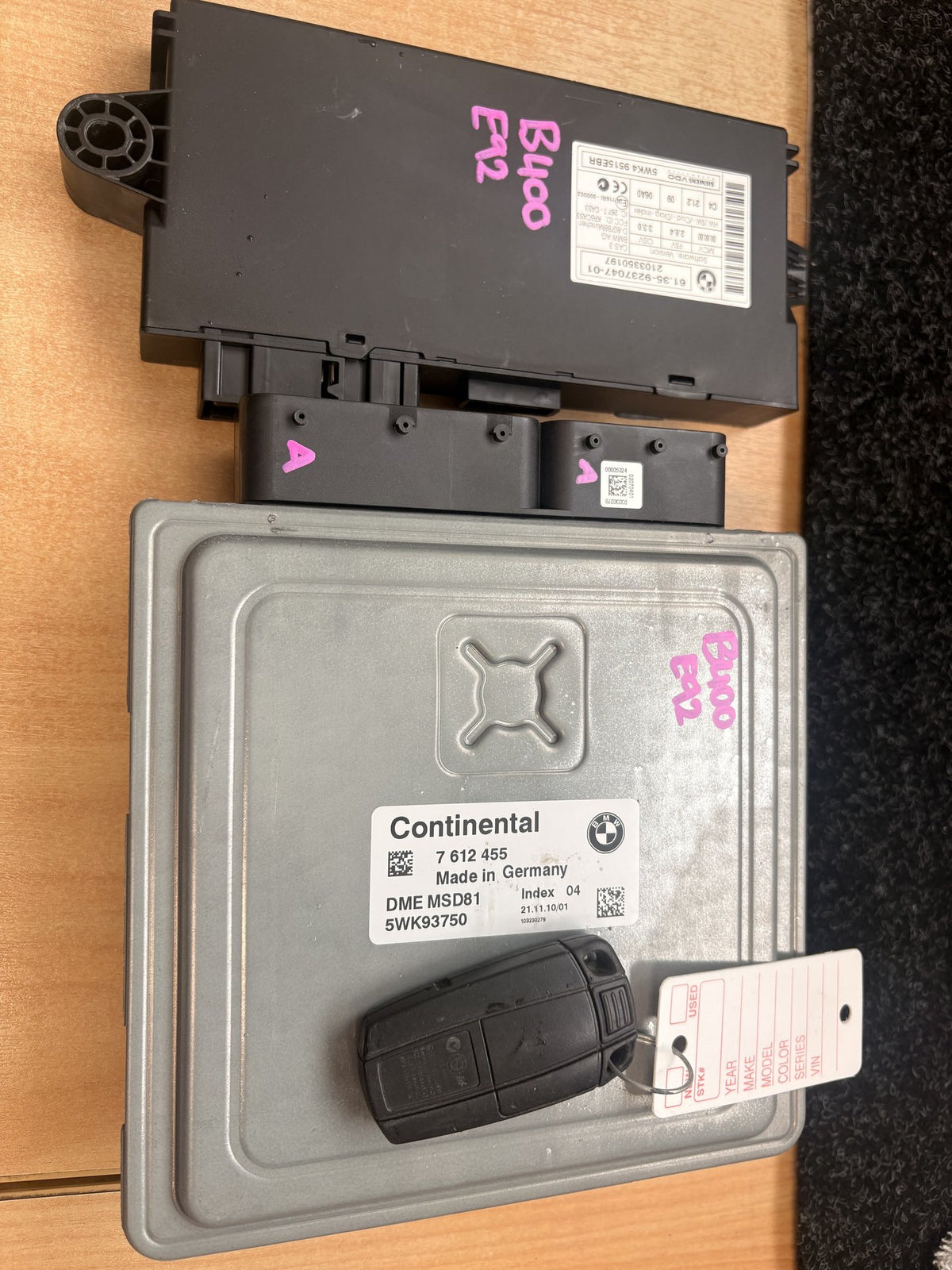 2011 BMW 325i E92 - DME KIT, CAS + Key