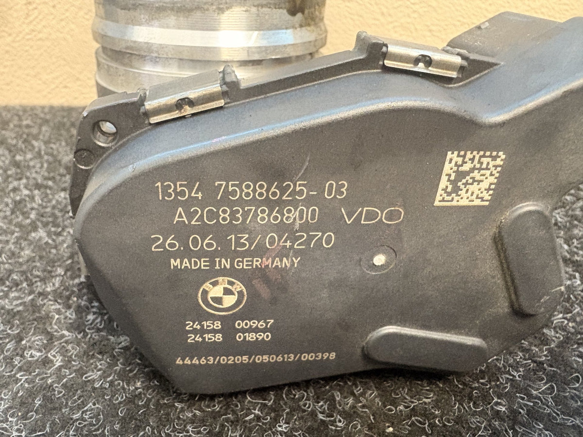 2013 BMW 320i WBA3G72040F944120 - Throttle Body PN: 13 54 7 588 625 Throttle