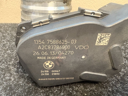 2013 BMW 320i WBA3G72040F944120 - Throttle Body PN: 13 54 7 588 625 Throttle