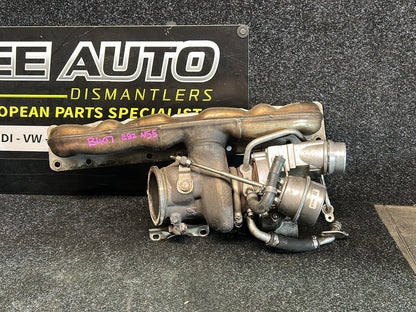 2010 BMW 135i E82 - Turbo Exhaust Manifold PN: 11 65 7 588 995 RP Exhaust turbocharger w/exh.manifold