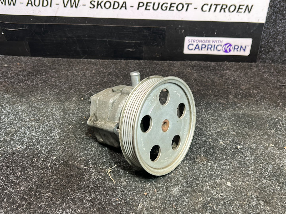 2010 Audi A4 Quattro - Power Steering Pump PN: 8K0 145 153 F vane pump with ribbed belt pulley