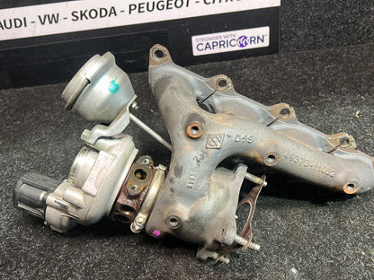 2009 Audi A3 - Exhaust Manifold PN: 03C 145 702 L Exhaust manifold with turbo- charger