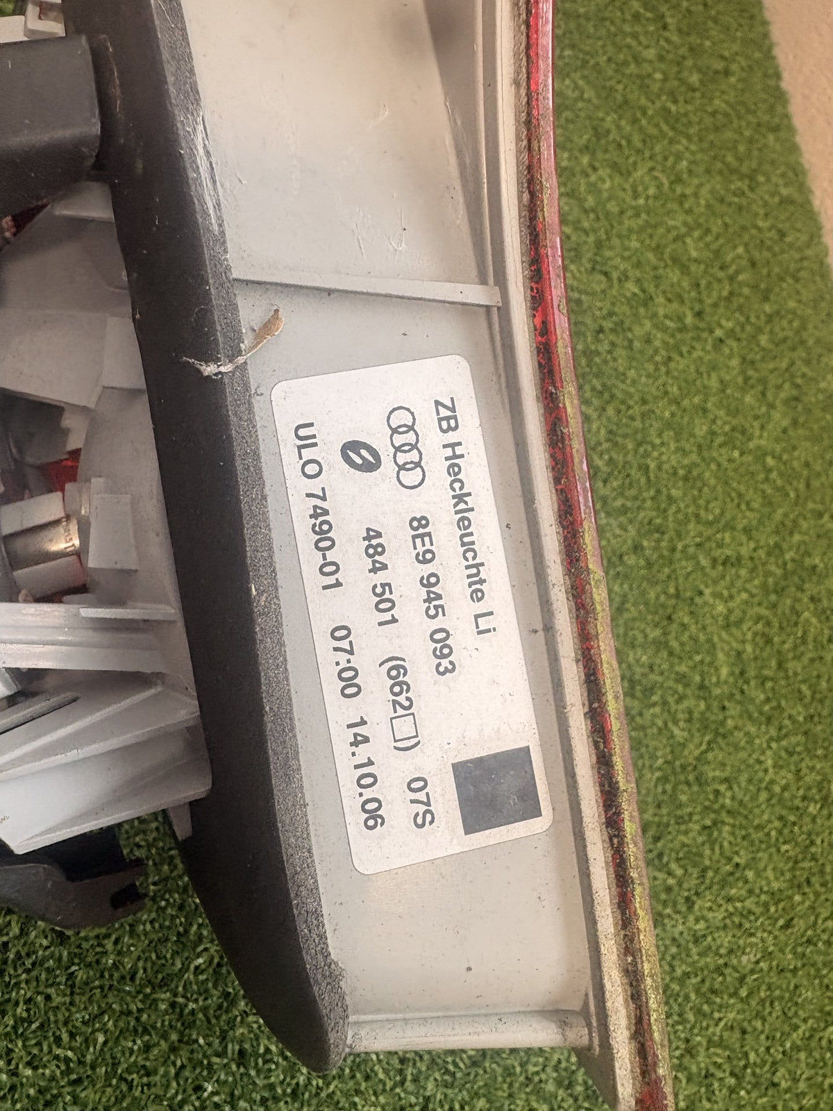 2006 Audi A4 8E 8E - Left Bootlid Light