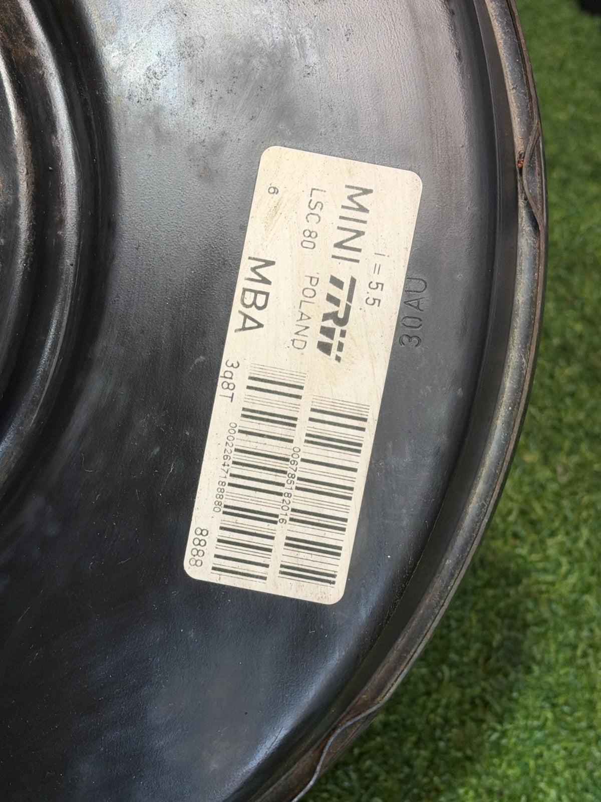 2008 Mini Cooper R56 WMWMF32050TT27374 - Brake Booster